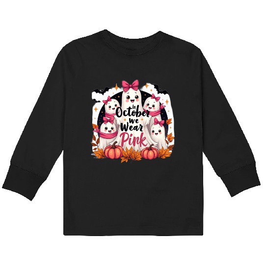 halloween Kids Long Sleeve T Shirts