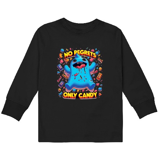 No Regrets Only Candy Kids Long Sleeve T Shirts