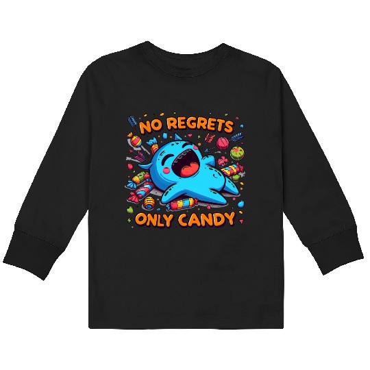 Disneyland No Regrets Only Candy Kids Long Sleeve T Shirts