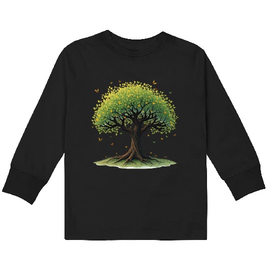 Tree of Life Kids Long Sleeve T Shirts