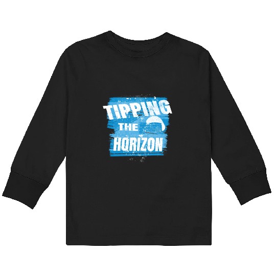 Tipping the Horizon Kids Long Sleeve T Shirts