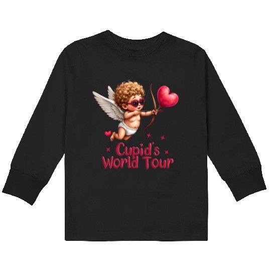 Cupid world tour Kids Long Sleeve T Shirts
