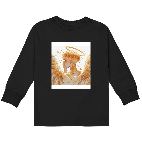Celestial Embrace Kids Long Sleeve T Shirts