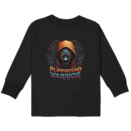 Playground Warrior Kids Long Sleeve T Shirts