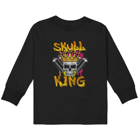 Spray Can Subway House Neon Kids Long Sleeve T Shirts