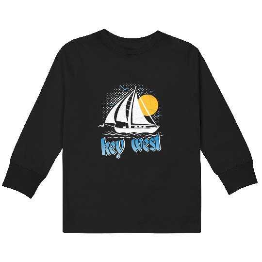 KEY-WEST FLORIDA Sunshine-State West Keys Kids Long Sleeve T Shirts