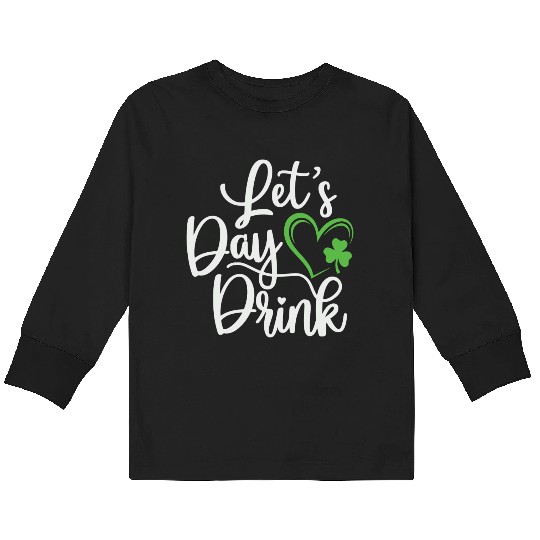 St Patricks Day,Shamrock Kids Long Sleeve T Shirts