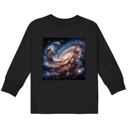 Galaxy Universe Kids Long Sleeve T Shirts