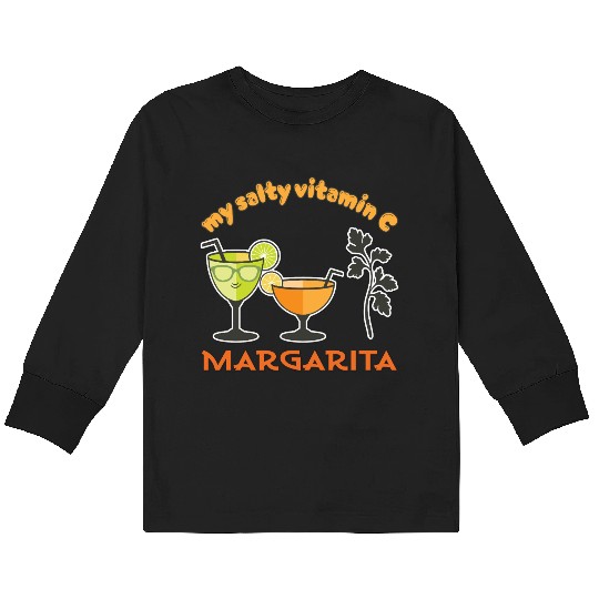 Margarita my salty vitamin C Kids Long Sleeve T Shirts