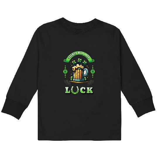 St. Patrick's Beer Kids Long Sleeve T Shirts