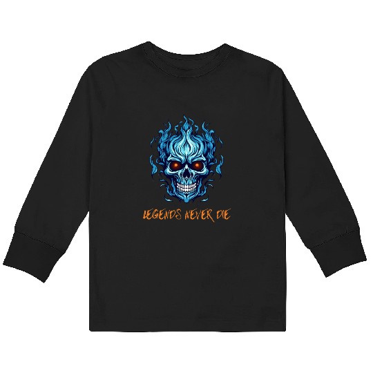 Legends never die Kids Long Sleeve T Shirts
