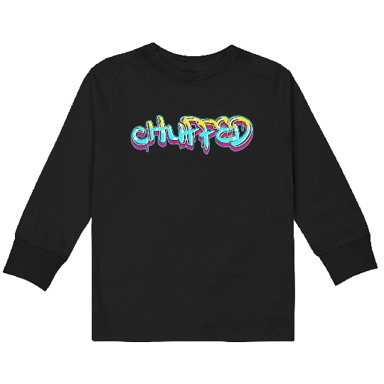 CHUPPED  finish in light blue Kids Long Sleeve T Shirts