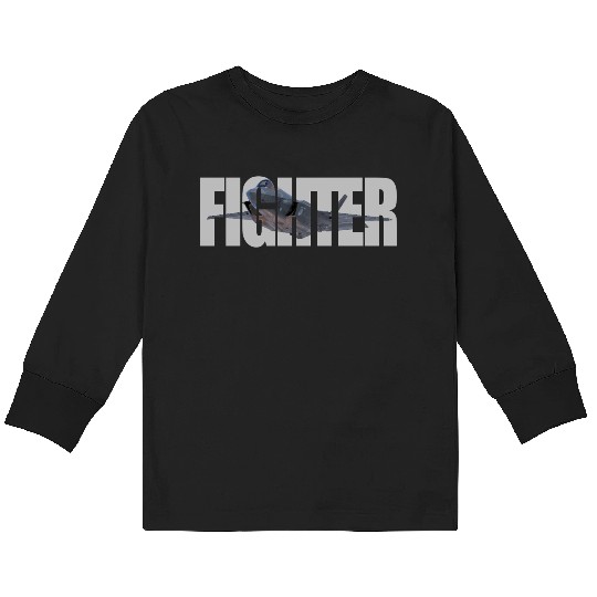 Fighter F-35 Lightning II Kids Long Sleeve T Shirts