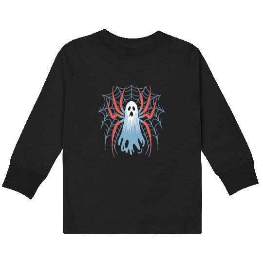 Ghost Spider Scream Kids Long Sleeve T Shirts
