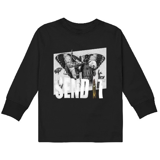Send lawyers guns and money Kids Long Sleeve T Shirts