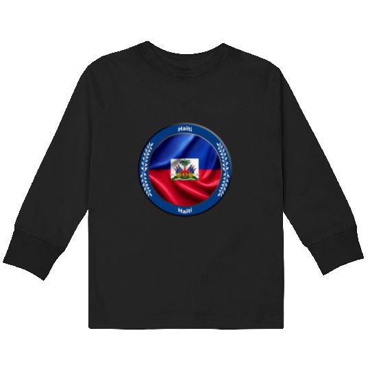 Haiti Kids Long Sleeve T Shirts
