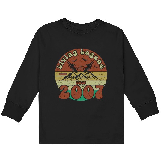 18th birthday Living Legend since VIN 07/2007 Kids Long Sleeve T Shirts
