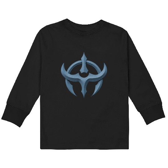 Bold Grey Icon Wear Your Symbol Cool Graphic Kids Long Sleeve T Shirts