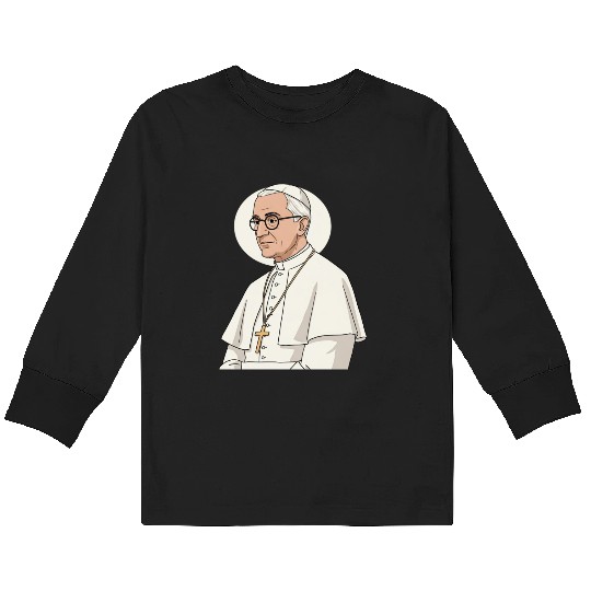 pope Kids Long Sleeve T Shirts