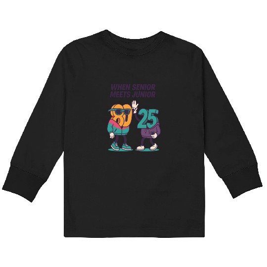 When vintage and newborn meets Kids Long Sleeve T Shirts
