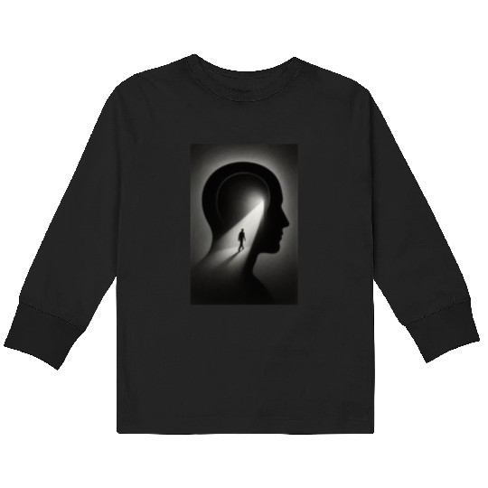 Inner Horizon – the journey within yourself Kids Long Sleeve T Shirts