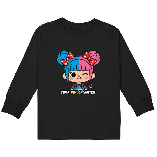 Toca Kindergarten  Kids Long Sleeve T Shirts