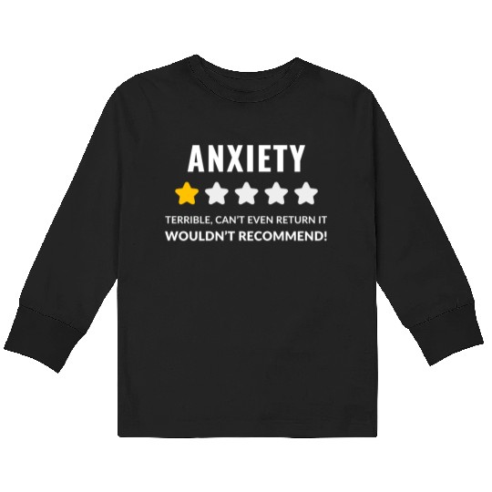 Abstract Anxiety and Emotions Illustration Kids Long Sleeve T Shirts