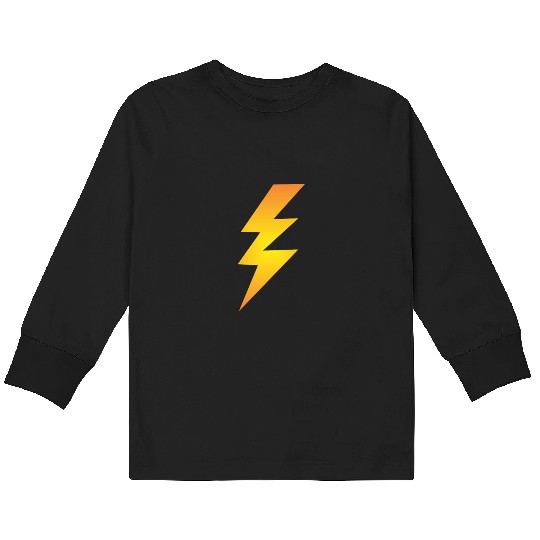 Lightning Bolt Kids Long Sleeve T Shirts