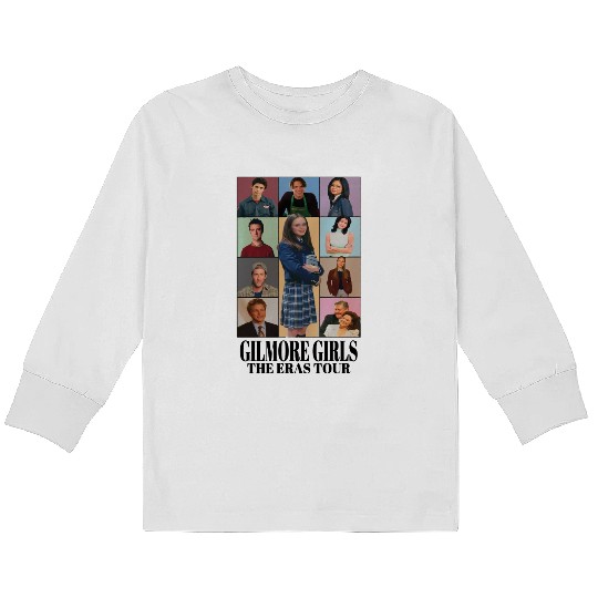Black _ Gilmore Girls Eras Tour , Eras Tour GG Edition, Rory Gilmore , Eras Tour , Sw Kids Long Sleeve T-Shirts