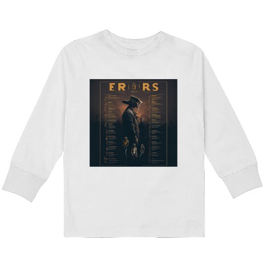 Eras Tour Setlist Classic(1) Kids Long Sleeve T-Shirts