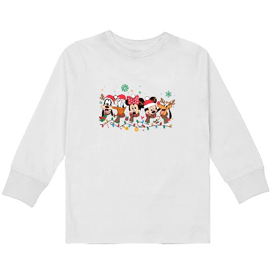 Disneyland Christmas Kids Long Sleeve T Shirts