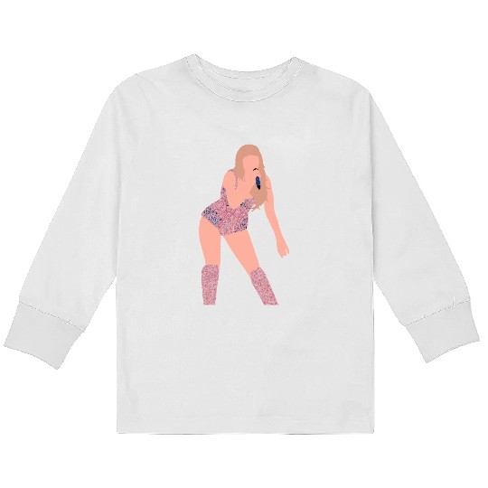 eras tour lover leaning forwarsd Kids Long Sleeve T-Shirts