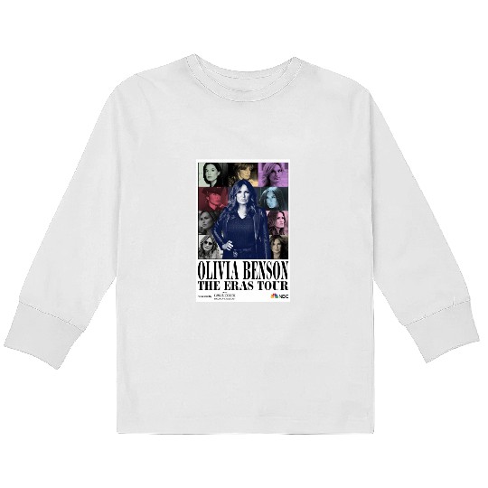 Olivia Benson Eras Tour Kids Long Sleeve T-Shirts