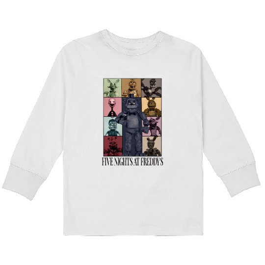 Five Nights At Freddys Eras Tour  .png Kids Long Sleeve T-Shirts