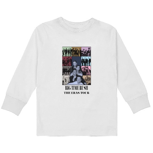 Big Time Rush Eras Tour Kids Long Sleeve T-Shirts