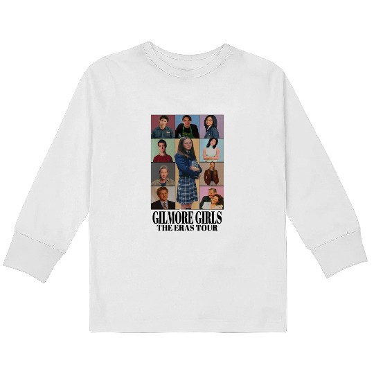 Black _ Gilmore Girls Eras Tour , Eras Tour GG Edition, Rory Gilmore , Eras Tour , Sw Kids Long Sleeve T-Shirts