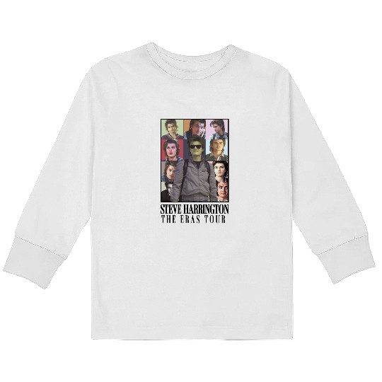 eras tour 2024 steve harrington Kids Long Sleeve T-Shirts