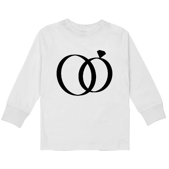 Wedding Rings Kids Long Sleeve T Shirts