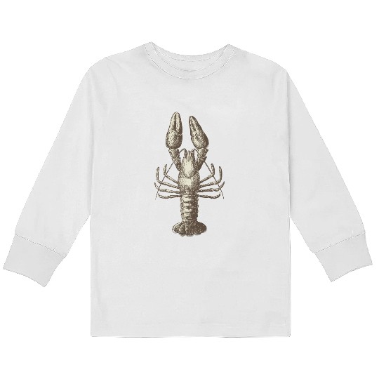 lobster Kids Long Sleeve T Shirts