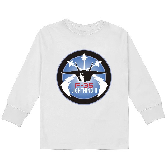 F-35 Lightning II Kids Long Sleeve T Shirts