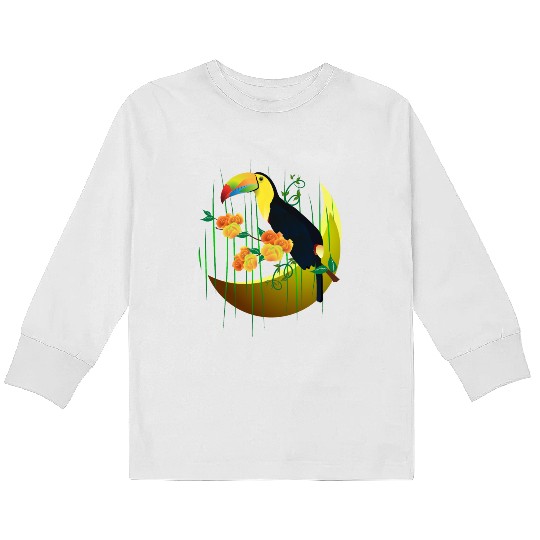 toucan bird Kids Long Sleeve T Shirts