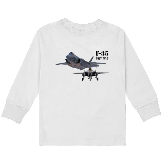 F-35 Kids Long Sleeve T Shirts