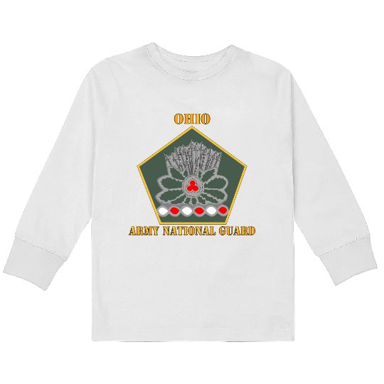 Army Ohio Army National Guard DUI Kids Long Sleeve T Shirts