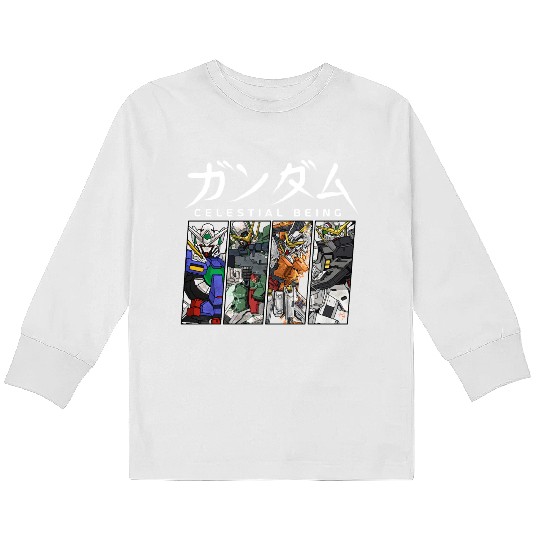 GUNDAM 00 Celestial Being Kids Long Sleeve T Shirts