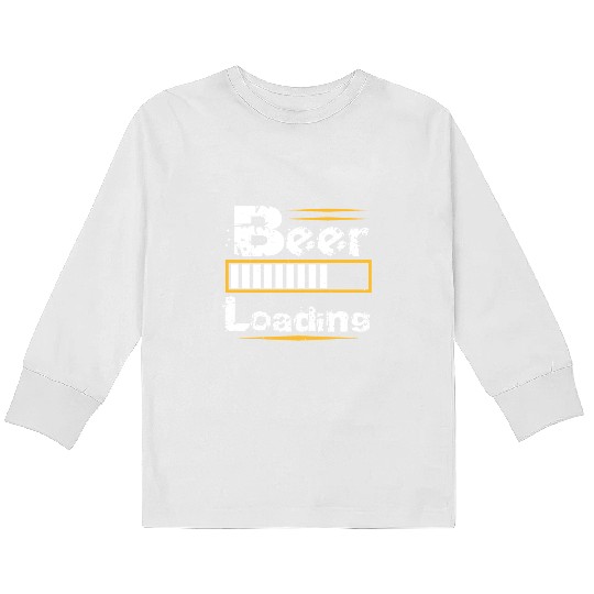 Beer Loading Kids Long Sleeve T Shirts