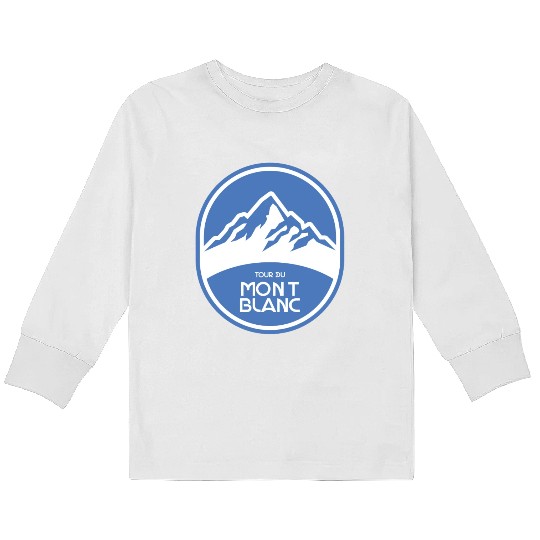Tour du Mont Blanc Kids Long Sleeve T Shirts