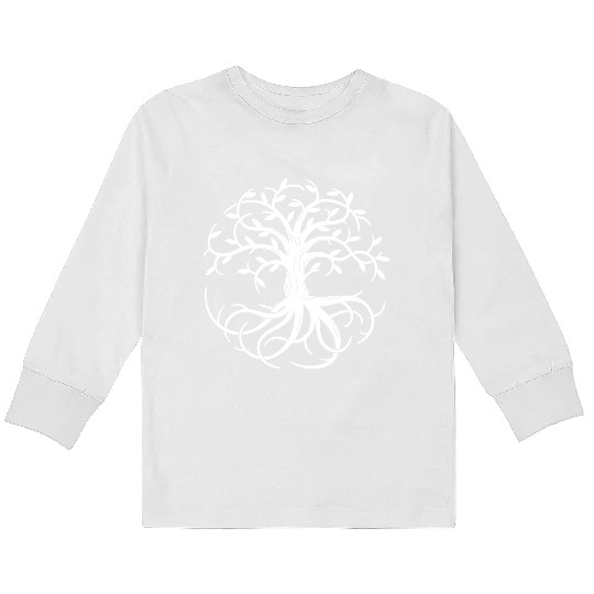 Celtic Tree of Life Kids Long Sleeve T Shirts