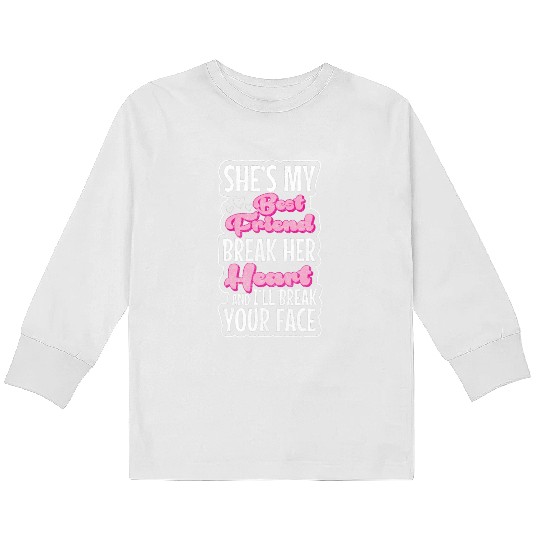 Friendship Best Friends Trust Kids Long Sleeve T Shirts