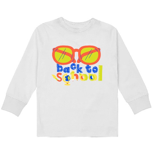 Back To School Kids Long Sleeve T Shirts