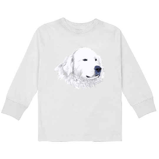 Great Pyrenees Kids Long Sleeve T Shirts